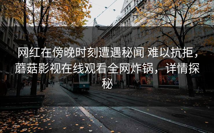 网红在傍晚时刻遭遇秘闻 难以抗拒，蘑菇影视在线观看全网炸锅，详情探秘